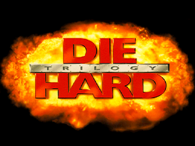 Die Hard Trilogy title screen for Playstation